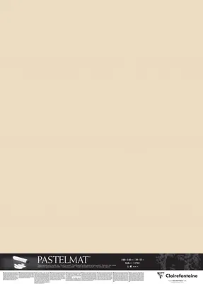 Produktbild von Clairefontaine Papier für Pastellmalerei, 5 Bogen 100x140 cm, Maisfarben 396166C