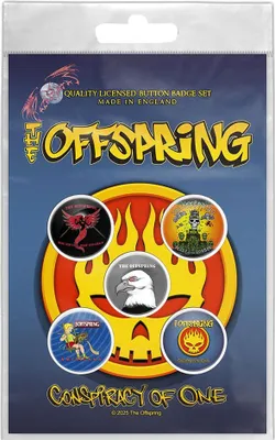 Obrázek produktu pro The Offspring - "Conspiracy Of One" sada odznaků 5-pack - plast, kov RO13950 (jedna velikost) (barevné)