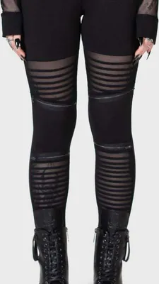 Produktbild von KIHILIST by KILLSTAR Leggings Damen Clara's Trap Leggings schwarz XXL