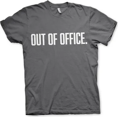 Produktbild von OUT OF OFFICE T-Shirt - Large - DarkGrey