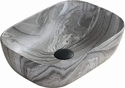 Produktbild von Mexen Rita Aufsatzwaschbecken 45 x 32 cm, Naturstein grau - 21084593