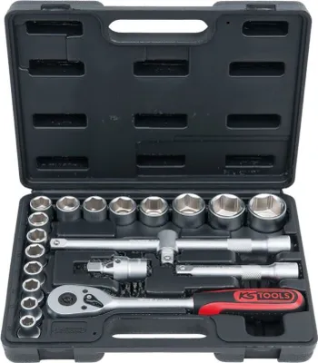 Image de KS TOOLS Jeu de clés à douilles 1/2" 20 pièces 911.0620