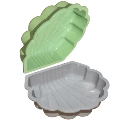 Produktbild von Sand- & Wassermuschel 2er Set 86cm Grün/Grau Planschbecken