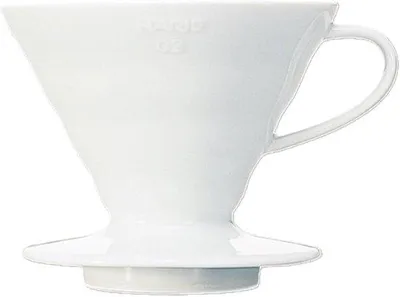 Produktbild von Famanu Kaffeefilterhalter Porzellan Größe 2 - für 1 bis 4 Tassen - Weiß