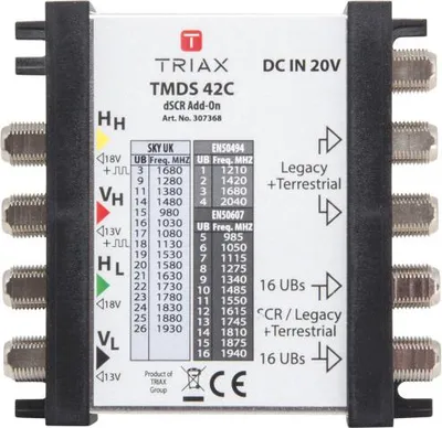 Productafbeelding van TRIAX-voeding met F-stekker 20 VDC 1,2 A voor TMDS 42 C TPS 324 PSU