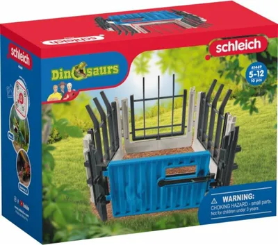 Zdjęcie produktu dla schleich Dinosaurs 41469, 4 lat(a), Dinosaurs and volcano, Research station, Czarny, Niebieski, Szary