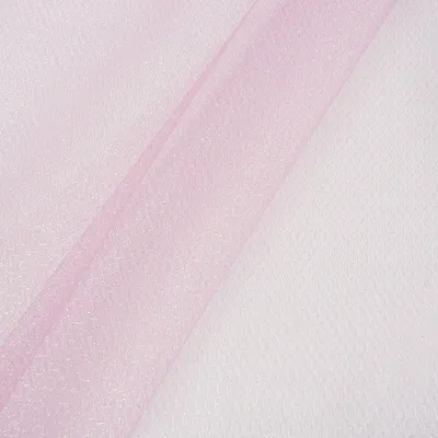 Produktbild von Faschingsstoff Meterware Tüll Glitzertüll rosa Glitzer 1,5m