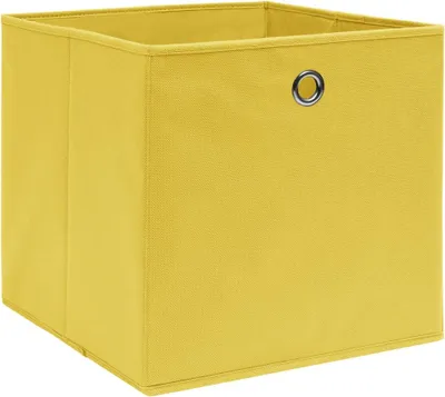 Obrázek produktu pro vidaXL Úložné boxy 10 ks. Netkané 28x28x28 cm Žluté