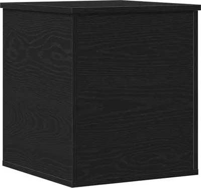 Produktbild von vidaXL Aufbewahrungsbox Schwarz Eichen-Optik 40 x 42 x 46 cm