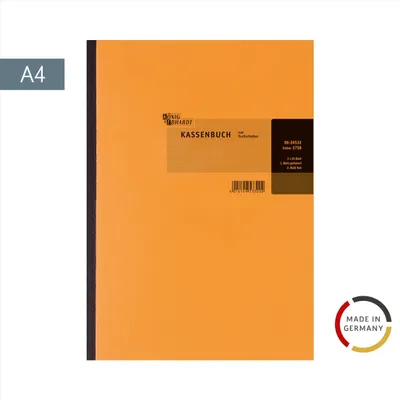 Produktbild von König & Ebhardt Geschäftsbuch Kassenbuch A4 Durchschreibbar 2x50 Blatt