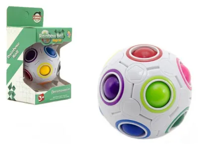 Obrázek produktu pro Hlavolam míček plast 7cm v krabičce