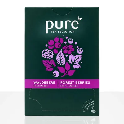 Produktbild von PURE Tea Selection Waldbeere Früchtetee 6 x 25 Tee Beutel