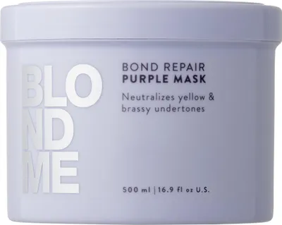 Image de Schwarzkopf BlondMe Bond Repair Purple Mask 500ml - masque violet réparateur