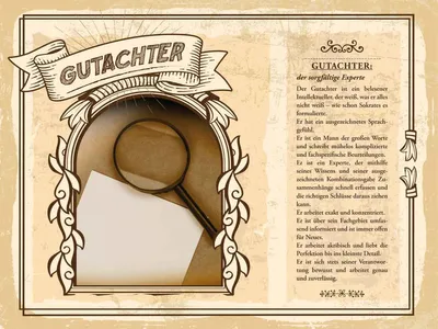 Produktbild von vianmo Holzschild 30x40 cm Gutachter sorgfälltiger Experte Spruch Zitat
