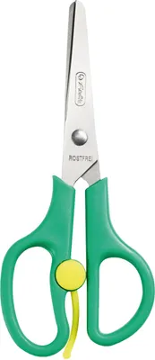 Produktbild von Herlitz Bastelschere / 13cm / rund / Farbe: türkis