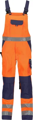 Produktbild von DASSY Warnschutz Latzhose TOULOUSE Gr. 42 STANDARD  orange/blau