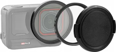 Immagine prodotto di Kit 3in1 Filtro UV Adattatore 52 mm Copertura filtro per Insta360 Ace Pro 2 / PU770B