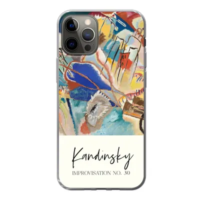 Produktbild von MuchoWow® Handyhülle Schutzhülle Hülle für iPhone 13 Pro Improvisation Nr. 30 - Wassily Kandinsky - Kunst Silikon Softcase Handy Hülle - Handy-Tasche