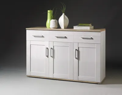 Produktbild von HBZ Meble Romance Sideboard Holzwerkstoff Sibiu Lärche/San Remo hell 140x88cm