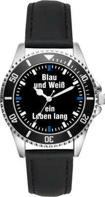 Produktbild von KIESENBERG Herrenuhr Armbanduhr Gelsenkirchen Geschenk Fan Artikel Zubehör Fanartikel Analog Quartz Uhr L-2556