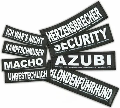 Produktbild von Julius-K9 GIFTZWERG, PET-Kabelstrang mit Klettaufsatz, Hund, Schwarz, Weiß, IDC®Longwalk Y-Geschirr Alle Größen IDC® Powergeschirr® Baby 1, Baby 2, Mini-Mini, Mini, 0..., 110 mm, 30 mm