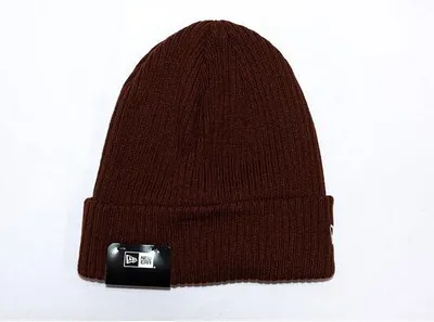 Immagine prodotto di Berretto Kulich New Era, modello Color Cuff, colore marrone nocciola/bianco