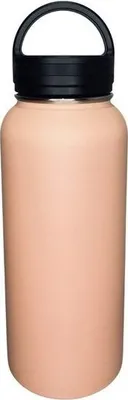 Produktbild von Isolierflasche Thermoflasche Edelstahl 500 ml, Trinkflasche, Isolierkanne für warme/ kalte Getränke auslaufsicher, robust, 0,5l, (rosè)