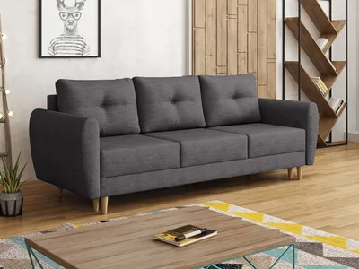 Produktbild von MIRJAN24 Sofa Manstad, Couch mit Bettkasten und Schlaffunktion, Couchgarnitur, Schlafsofa vom Hersteller (Lux 06)