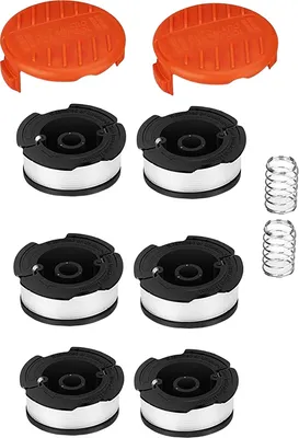 Obrázok produktu pre INF Náhradná súprava cievky zastrihávacieho vlasca pre BLACK+DECKER AF-100 6 cievok