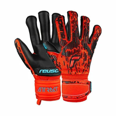 Immagine prodotto di Guanti da portiere Reusch Attrakt Freegel Gold Evolution Cut, nero/rosso, grande 9,5