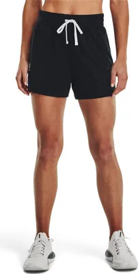 Produktbild von Under Armour Rival Terry Kurze Hose Schwarz XS Frau Schwarz XS
