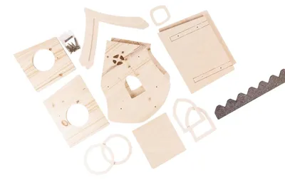 Produktbild von Vogelhaus Liselle Bausatz grau