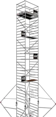 Image de ALTEC AluKlik 2.0 1100 XXL | AH 11 m | Largeur 1,35 m | Echafaudage roulant | Echafaudage pliant