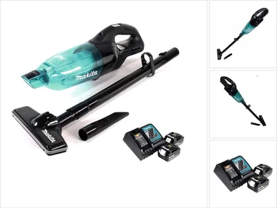 Produktbild von Makita DCL281 FRFB Akku Staubsauger 18V + 2x Akku 3,0Ah + Ladegerät