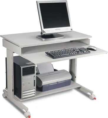 Produktbild von Twinco PC-Arbeitstisch H720-1100xB900xT500mm - 6810-9