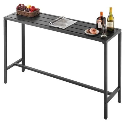 Produktbild von VEVOR Bartisch, 1400 x 375 x 980 mm, Bistrotisch, Stehtisch mit Metallgestell, r