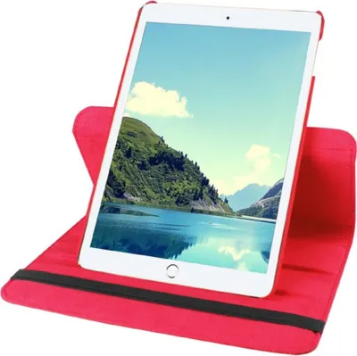 Produktbild von Schutzhülle für iPad Mini 1/2/3 Tablet Hülle Schutz Tasche Case Cover Rot 360 Grad drehbar Rotation Bumper