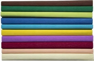 Zdjęcie produktu dla Bibuła marszczona mix C 25x200cm 10 kolorów - Happy Color