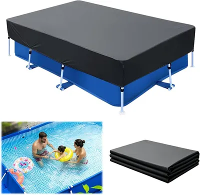 Obrázok produktu pre Bazénová plachta 225x150 cm, PE fólia, pre bazén, ochrana pred dažďom a prachom