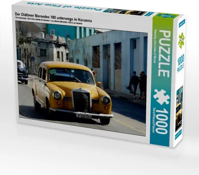 Produktbild von Calvendo Der Oldtimer Mercedes 180 unterwegs in Havanna 1000 Teile Puzzle quer 640x480mm, von Löwis of Menar Henning; 7350577