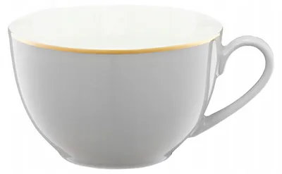 Produktbild von Ambition Royal Tasse 220ml Grau Goldrand Porzellan