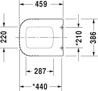 Zdjęcie produktu dla Uchwyt do sedesa P3 Comforts 0020390000, kolor biały