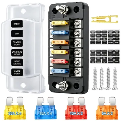 Sicherungshalter Box 12 V, 1 Stück, 20 g