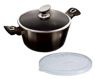 Obrázok produktu pre Berlinger Haus Kuchynský riad 2.5l 20cm Shiny Black, BH6604