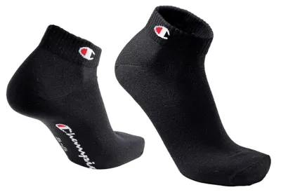 Obrázok produktu pre Champion Uni ponožky, 3er Pack - Quarter Socken, Basic, Logo Schwarz EU 43-46