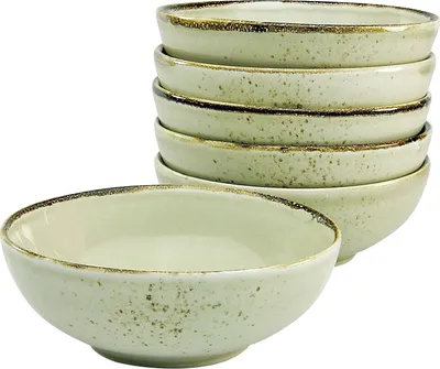 Zdjęcie produktu dla CreaTable, 22059, kolekcja Nature Earth, zestaw 6 miseczek wielofunkcyjnych, kamionka