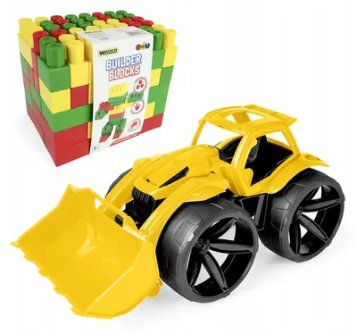 Produktbild von Wader Maximus Schaufellader + Builder Bausteine 78 Teile