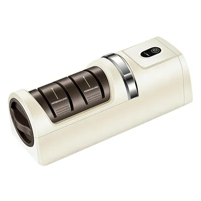 Produktbild von Elektrischer Messerschärfer Akku Diamant Schleifscheibe kabellos mit Saugnapf Basis für Küche Haushalt Outdoor