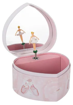 Image de TROUSSELIER - Boîte à musique coeur, ballerine, luminescente