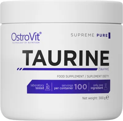 Produktbild von OstroVit Supreme Pure Taurine Powder (300g) Unflavoured - Aminosäuren - Aminosäure-Mix